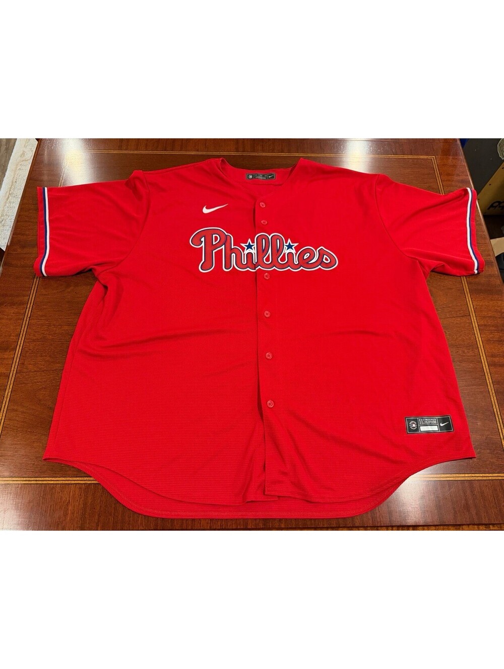 Nike Bryce Harper #3 Philadelphia Phillies Jersey Mens 4XL Red MLB Baseball